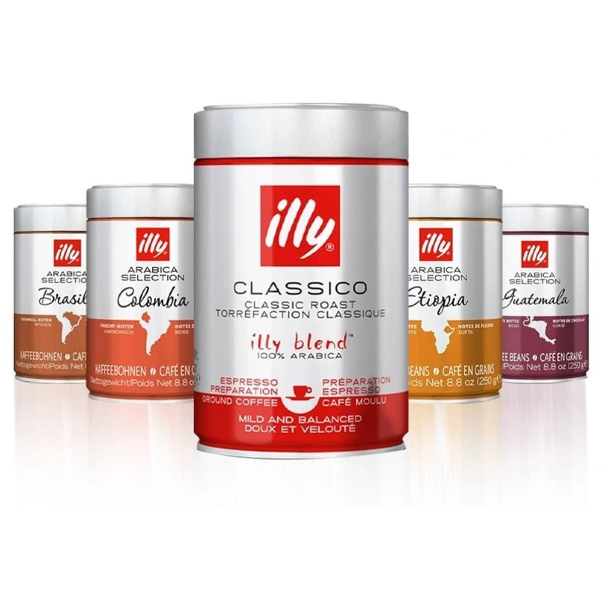 illy caffè espresso, imported for the Egyptian market