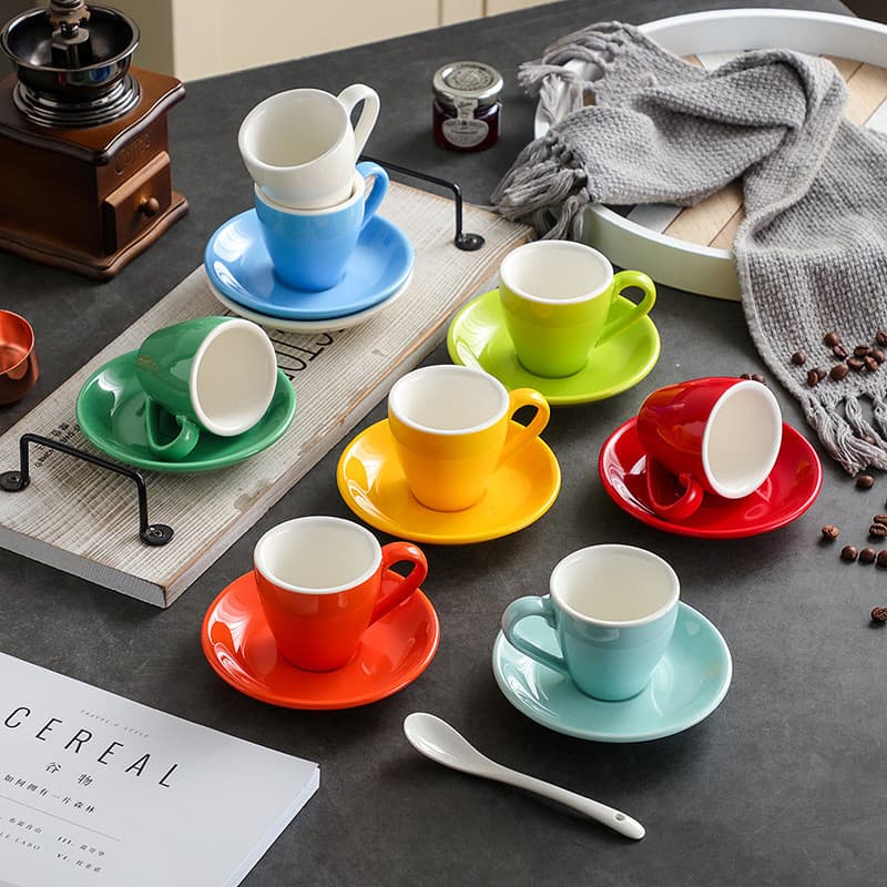 ESPRESSO CUPS 60CC WITH UNIVERSAL SAUCER